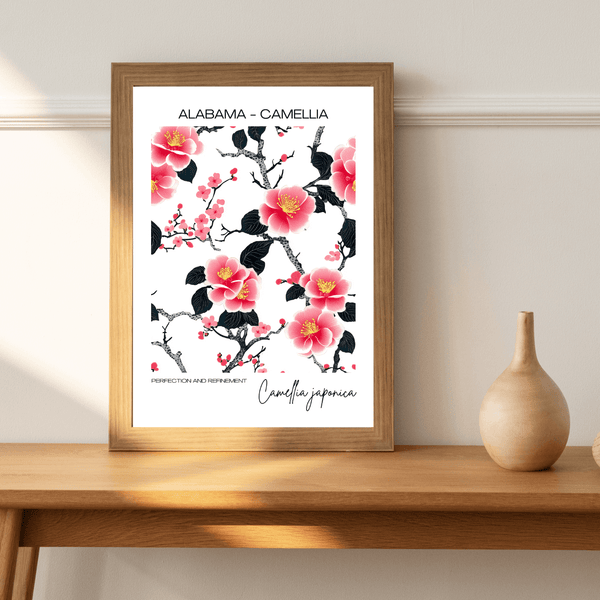 Arkansas - Apple Blossom Name State Flowers Wallart - Charming Floral Decor