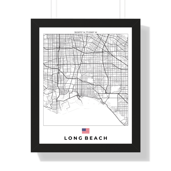 Front view of Arlington wall artwork map, featuring detailed landscapes and key landmarks in an artistic design.