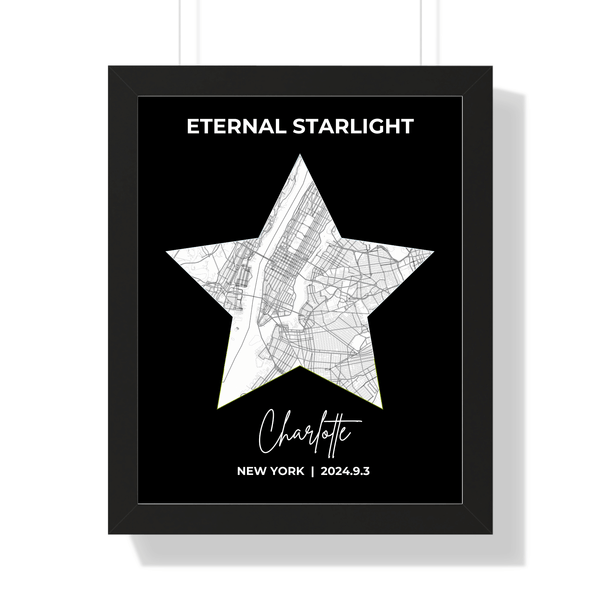 Wall Artwork: Personalized Star Map Design to Celebrate Your Love