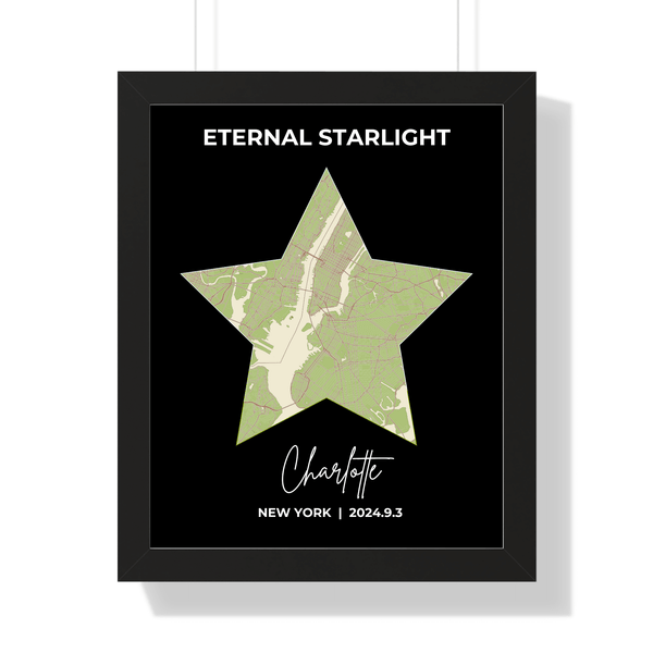 Wall Artwork: Personalized Star Map Design to Celebrate Your Love